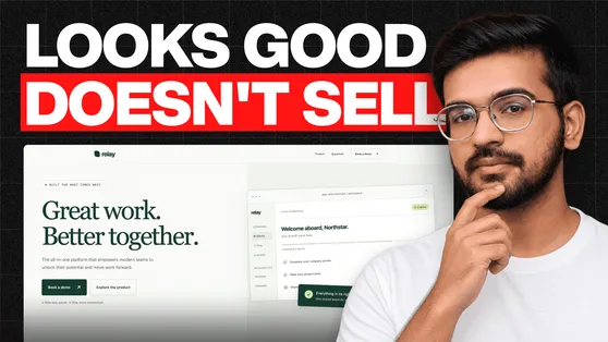Ansub Khan beside a looks good, does not sell headline